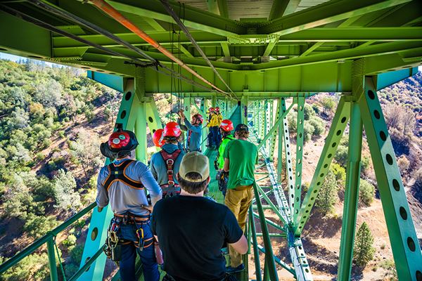 Foresthill Bridge aka Auburn-Foresthill Bridge or Auburn Bridge (4/15/2020 - Credits: Placer County)