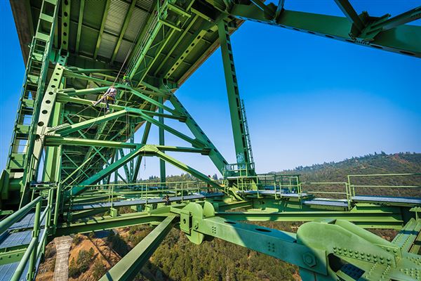 Foresthill Bridge aka Auburn-Foresthill Bridge or Auburn Bridge (4/15/2020 - Credits: Placer County)