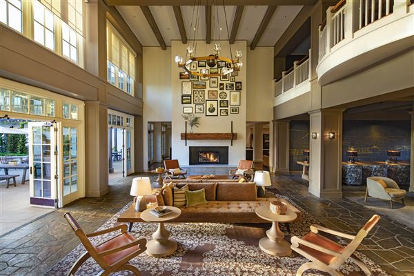 The Lodge at Sonoma Resort, Autograph Collection - Lobby Fireplace (5/10/2021 - Credits: Erin Mcvicar)