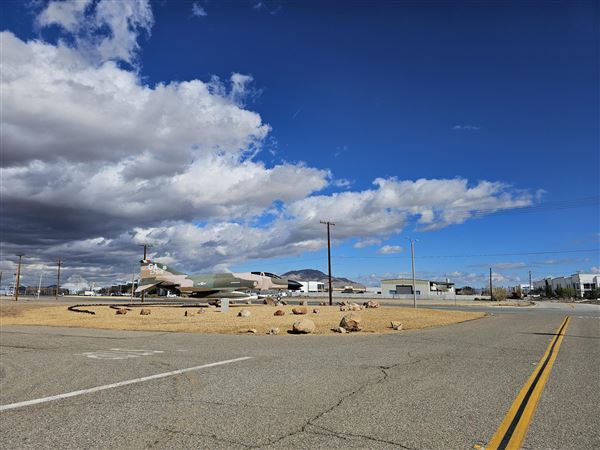 Southern California Logistics Airport (SCLA) - former George AFB - BRAC - F4 at Cargo Lane (2/7/2024 - Credits: Leasing Coordinator)