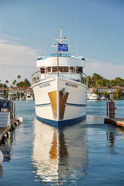 Wild Goose @ Newport Harbor - John Wayne's former Private Yacht - City Cruises (5/14/2024 - Credits: Photo Courtesy of City Experiences)