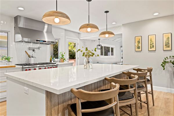 Modern kitchen and dream family room (5/26/2024 - Credits: Lonnie Silberling)