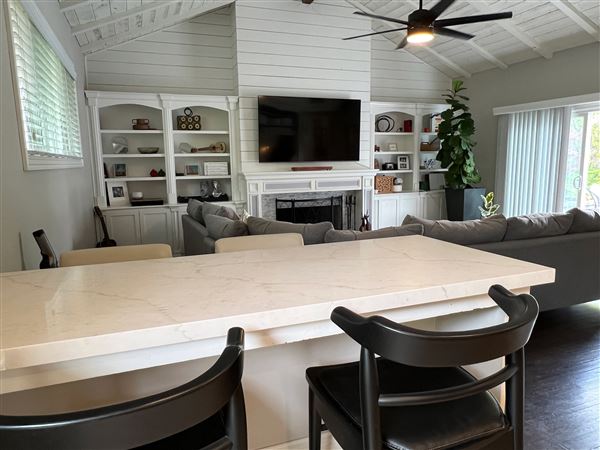 Modern kitchen and dream family room (5/26/2024 - Credits: Lonnie Silberling)
