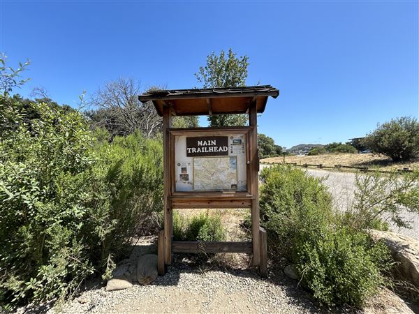 Malibu Creek State Park (SP) - Trail Head and Creek (6/26/2024 - Credits: Brandy Davis)