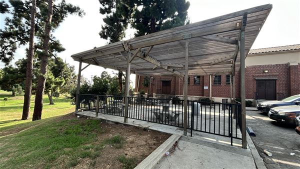 Edward Vincent Park - Veterans Memorial Building (10/17/2024 - Credits: Brandy Davis)