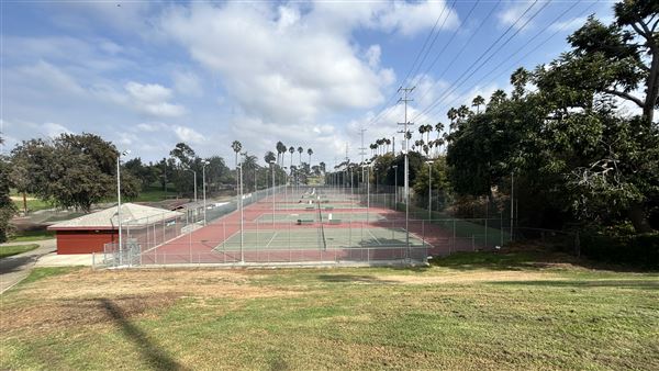 Edward Vincent Park - Tennis Courts (10/17/2024 - Credits: Brandy Davis)
