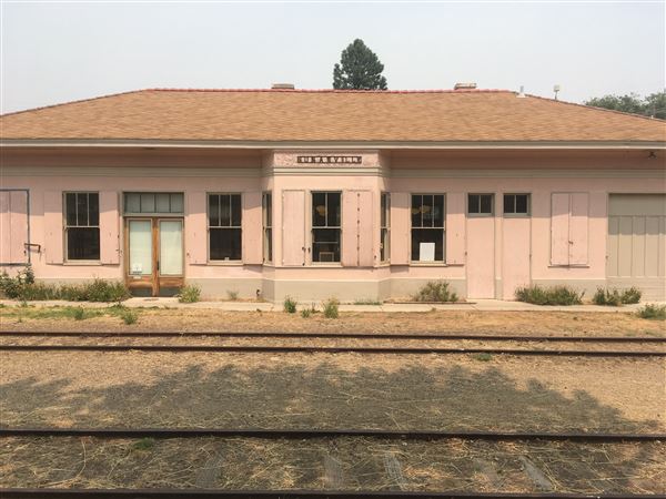 Susanville Railroad Depot (3/3/2025 - Credits: Lassen Land & Trails Trust)