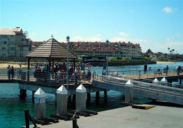 Coronado Ferry Landing Park and Beach (9/18/2008 - Credits: San Diego Film Commision)