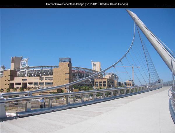 Harbor Drive Pedestrian Bridge (8/11/2011 - Credits: Sarah Hervey)