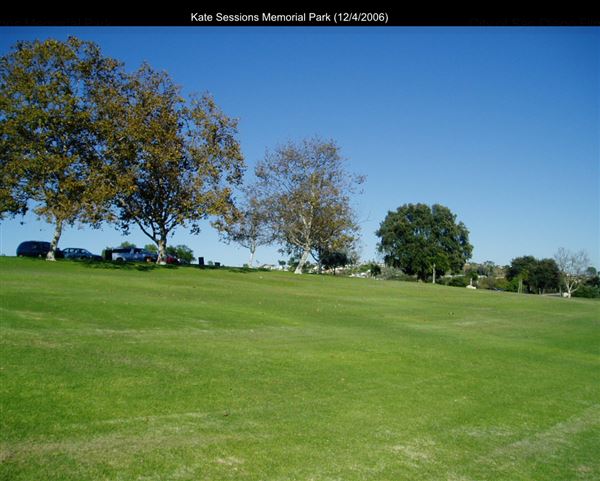 Kate Sessions Memorial Park (12/4/2006 - Credits: San Diego Film Commision)