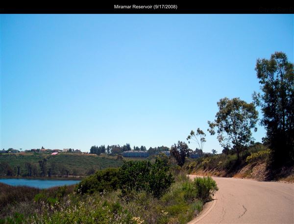 Miramar Reservoir (9/17/2008 - Credits: San Diego Film Commision)