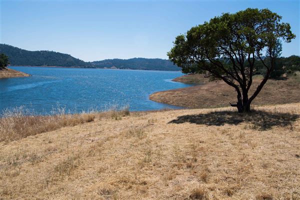 New Melones Reservoir and Stevnot Bridge (8/28/2025 - Credits: U.S. Bureau of Reclamation)