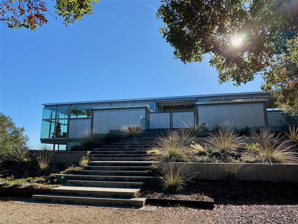 Modern Industrial House overlooking Russian River Valley Vineyards (10/13/2022 - Credits: Chris Horan)
