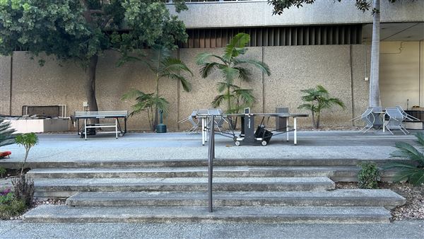 LADWP Headquarters / John Ferraro Building - Outside eating area (2/27/2026 - Credits: Brandy Davis)