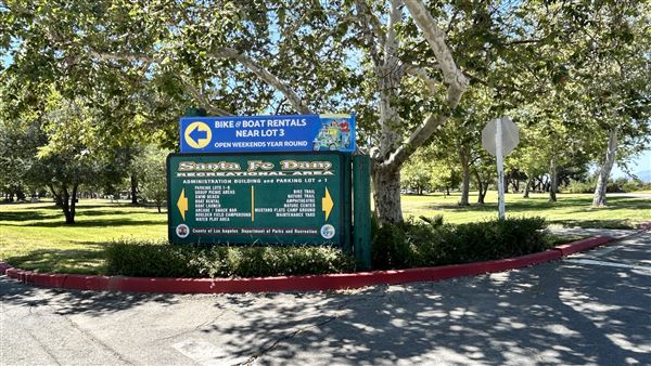 Santa Fe Dam Recreational Area - Entrance (4/23/2026 - Credits: Brandy Davis)