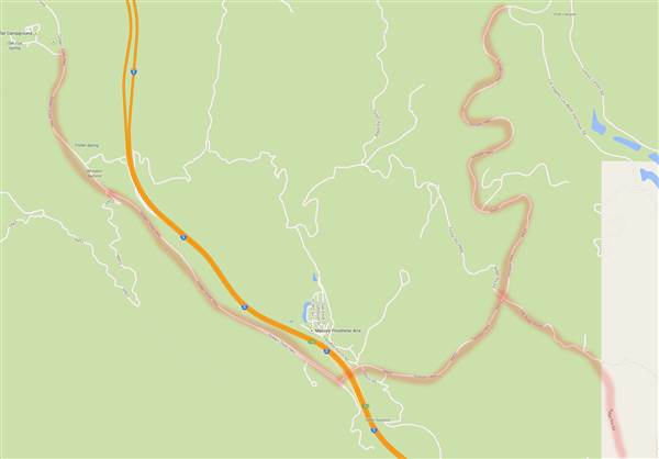 Templin Highway - Angeles National Forest (1/26/2015)