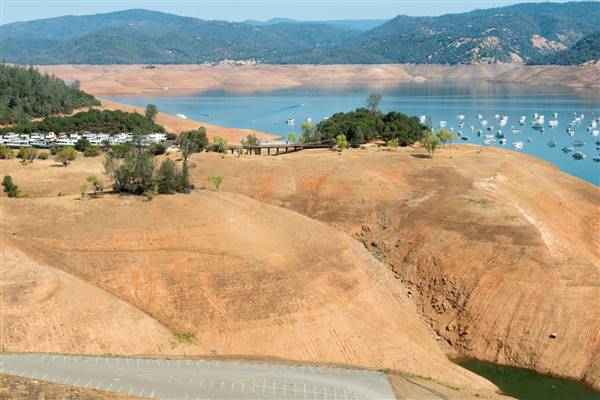 Lake Oroville State Recreation Area (SRA) (9/18/2015 - Credits: Photo by: California Department of Water Resources)