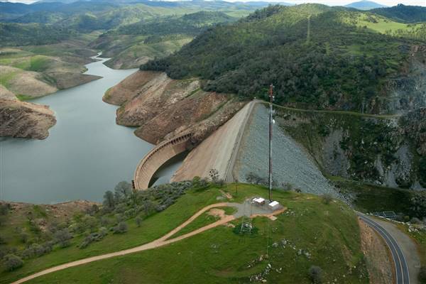 Lake McClure & Barrett Cove Recreation Area (3/2/2015 - Credits: Photo courtesy of California Department of Water Resources)