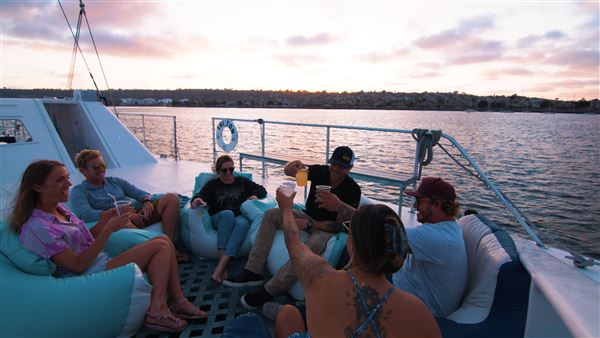 Triton Charters - 70 foot Catamaran in San Diego Bay (9/21/2022)