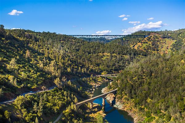 Foresthill Bridge aka Auburn-Foresthill Bridge or Auburn Bridge (4/15/2020 - Credits: Placer County)