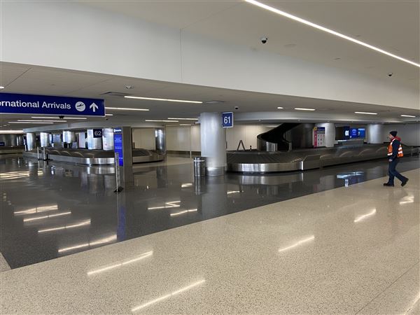 Los Angeles International Airport (LAX) - T6 Baggage Claim (1/9/2024 - Credits: Michael S. Hoffner)