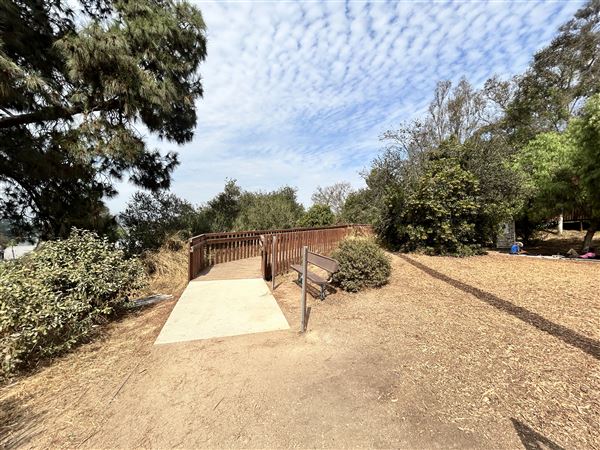 Culver City Park Bill Botts Field - The path up to baseball fields. (10/4/2024 - Credits: Brandy Davis)