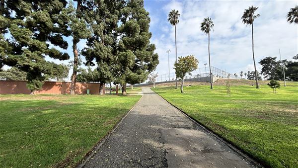 Edward Vincent Park - Path up to Soccer Field (10/17/2024 - Credits: Brandy Davis)