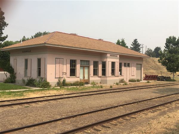 Susanville Railroad Depot (3/3/2025 - Credits: Lassen Land & Trails Trust)