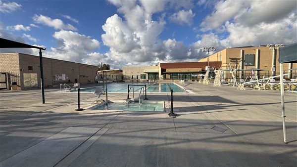 Los Angeles Valley College - LAVC - Swimming Pool across from South Gym (3/10/2025 - Credits: Brandy Davis)