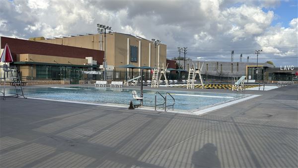 Los Angeles Valley College - LAVC - Swimming Pool across from South Gym (3/10/2025 - Credits: Brandy Davis)