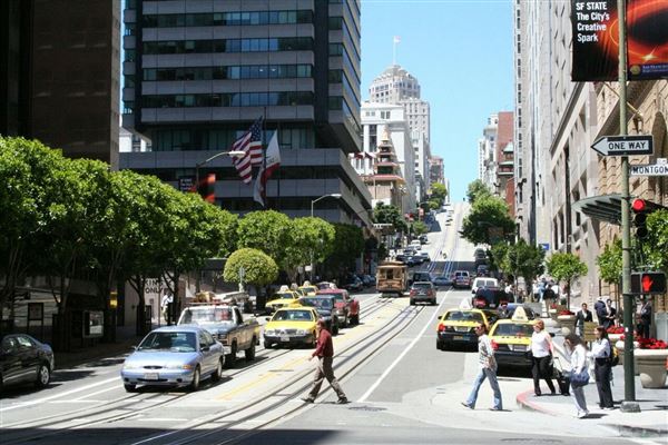 Financial District, San Francisco - California at Montgomery (10/29/2025 - Credits: San Francisco City & County Film Commission)
