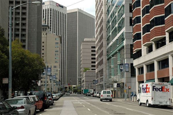 Financial District, San Francisco - Main St. (10/29/2025 - Credits: San Francisco City & County Film Commission)