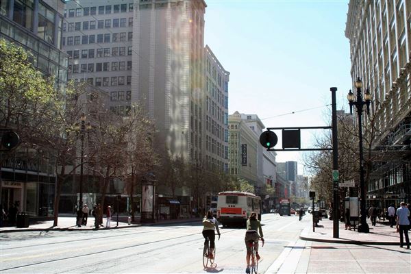 Financial District, San Francisco - Market St. (10/29/2025 - Credits: San Francisco City & County Film Commission)