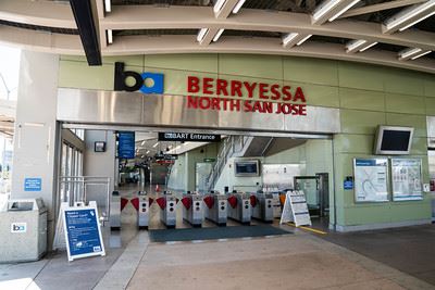 VTA Lightrail Stations - Berryessa (1/22/2026 - Credits: Valley Transport Authority / VTA)