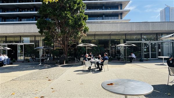 LADWP Headquarters / John Ferraro Building - Outdoor Eating Area (2/25/2026 - Credits: Brandy Davis)