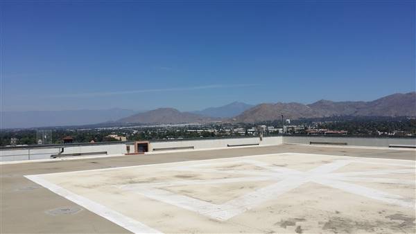 City of Riverside Helipad at City Hall (10/16/2015)