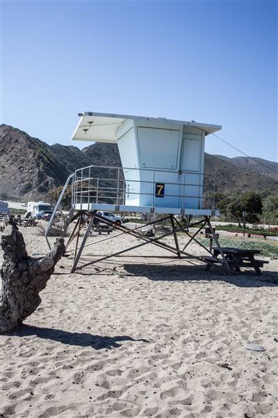 Sycamore Cove State Beach (SB) & Campground @ Point Mugu State Park (SP) - CFC (4/1/2016 - Credits: Photo courtesy of Gillian Bissonnette, California Film Commission)
