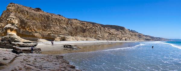 Torrey Pines State Beach (SB) (6/22/2014 - Credits: Torrey Pines Beach' by Troy Smith (CC BY-NC-ND 2.0) [https://creativecommons.org/licenses/by-nc-nd/2.0/legalcode] https://www.flickr.com/photos/high_trails/)