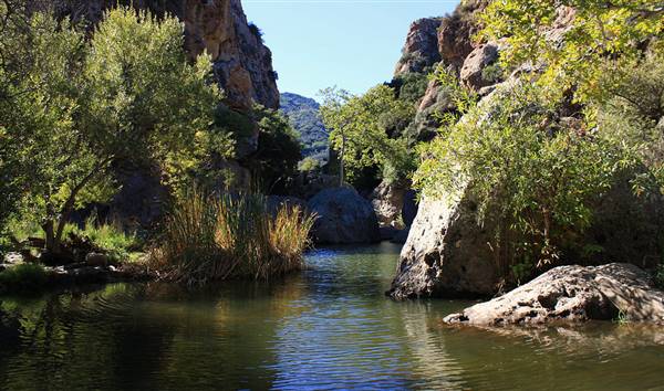 Malibu Creek State Park (SP) (11/20/2010 - Credits: "20th Century Fox Movie Ranch" by Tony Hoffarth (CC BY-NC-ND 2.0)[https://creativecommons.org/licenses/by-nc-nd/2.0/legalcode]https://www.flickr.com/photos/hoffarth/)