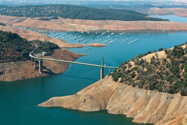 Lake Oroville State Recreation Area (SRA) (9/18/2015 - Credits: Photo by: California Department of Water Resources)