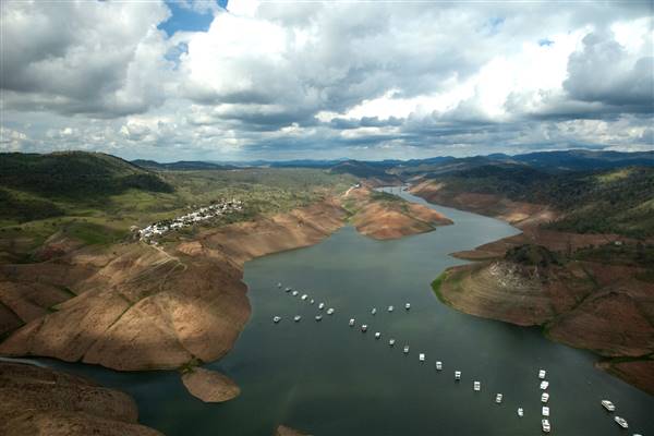 Lake McClure & Barrett Cove Recreation Area (3/2/2015 - Credits: Photo courtesy of California Department of Water Resources)