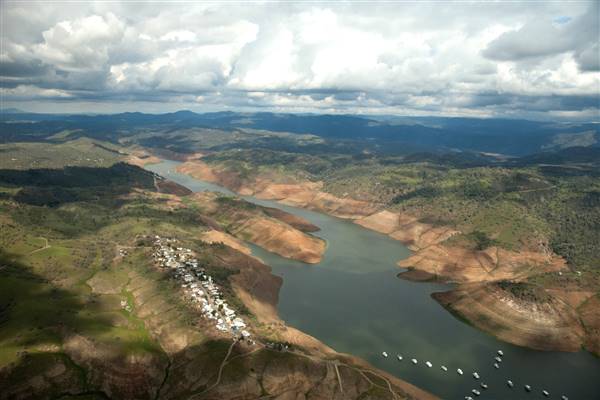 Lake McClure & Barrett Cove Recreation Area (3/2/2015 - Credits: Photo courtesy of California Department of Water Resources)