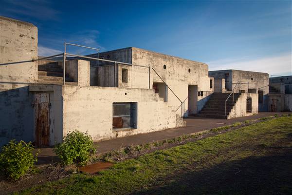 Fort Baker (1/8/2012 - Credits: "Battery Yats, Fort Baker" by Jeff Boyd (CC BY-NC-Nd 2.0) [https://creativecommons.org/licenses/by-nc-nd/2.0/legalcode] https://www.flickr.com/photos/theboyds/)