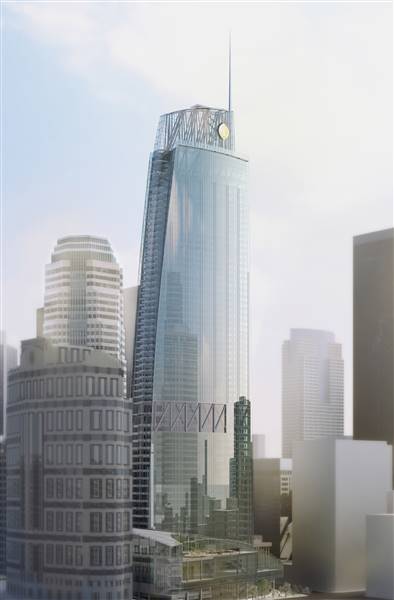 InterContinental Los Angeles Downtown / Wilshire Grand Center (1/2/2017)