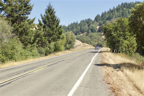 Highway 20 - Fort Bragg-Willits Rd. (9/3/2018 - Credits: Kellen Lim)