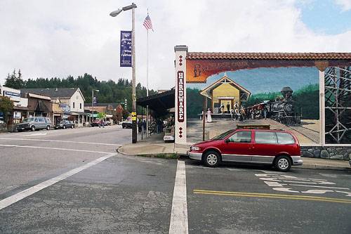 Downtown Boulder Creek (12/31/2003)