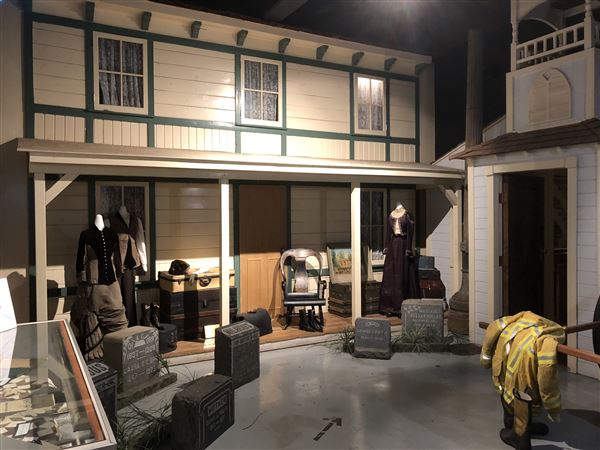 Whittier Museum (3/14/2019 - Credits: Among the photos is an original black & white of the museum building as it looked during the 1960s after the telephone company closed. The current state features a colorful mural on the front. All other photos include the interior exhibits.)