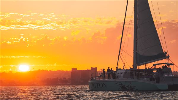 Triton Charters - 70 foot Catamaran in San Diego Bay (9/21/2022)