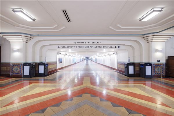 Union Station, Los Angeles - Passenger Tunnel (7/31/2020 - Credits: Hollywood Locations)