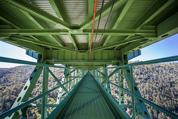 Foresthill Bridge aka Auburn-Foresthill Bridge or Auburn Bridge (4/15/2020 - Credits: Placer County)
